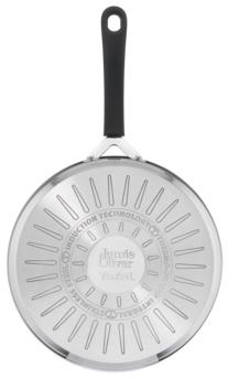 Actual product image Tefal Jamie Oliver E3033344 Pan Swivel Pan Round (Wok, Stainless steel, 25 x 6.93 cm)