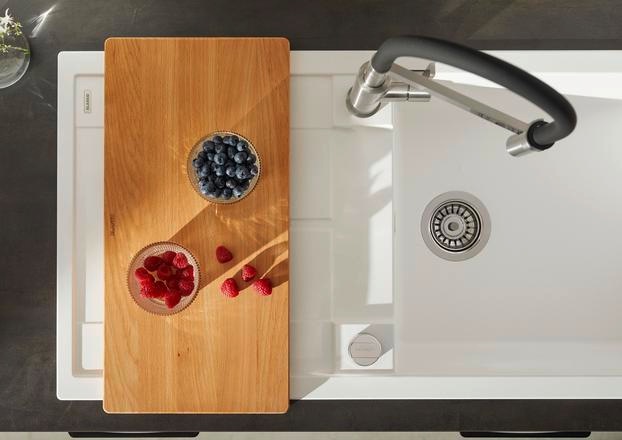 Produktbild Blanco Schneidbrett aus wertigem Kunststoff in weiss