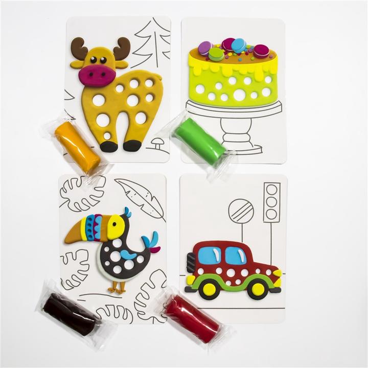 Image du produit Clovin Play Dough Finger Games Set