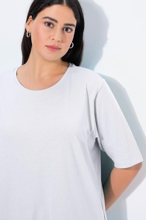 Produktbild Ulla Popken T-Shirt, Rundhalsausschnitt, Relaxed, Halbarm (42, 44)