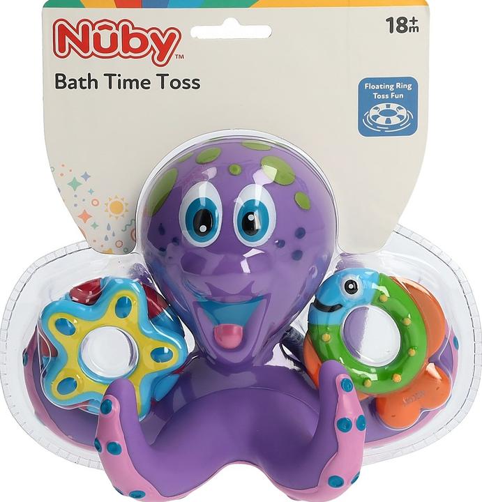 Actual product image Nuby Octopus with playing figures