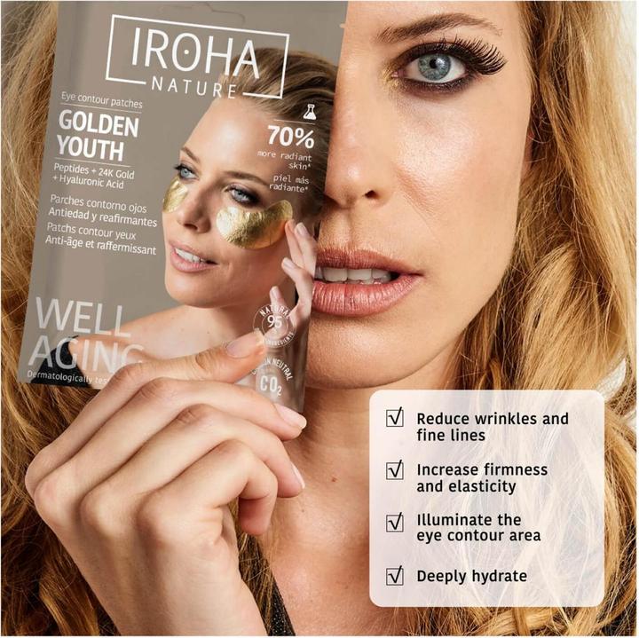 Produktbild Iroha Nature Nature - Gold Eye Pad (Augenpflege Stift, 12 ml)