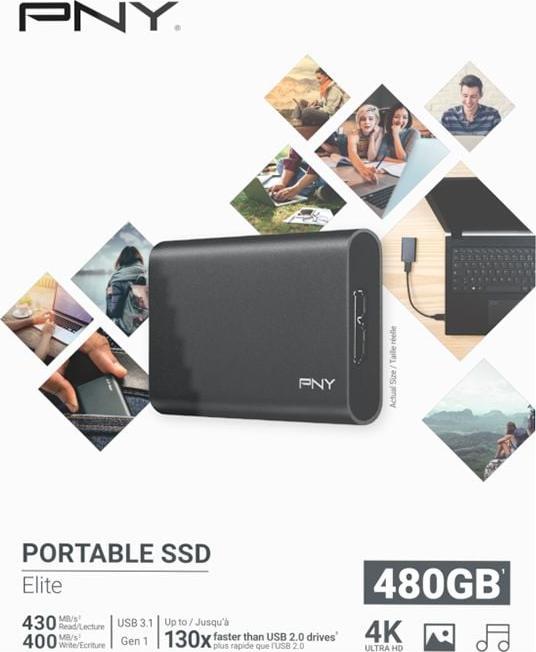 Image du produit PNY Elite (0.48 To)