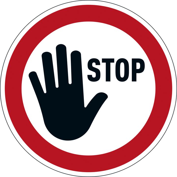 Actual product image Durable Information sticker sign