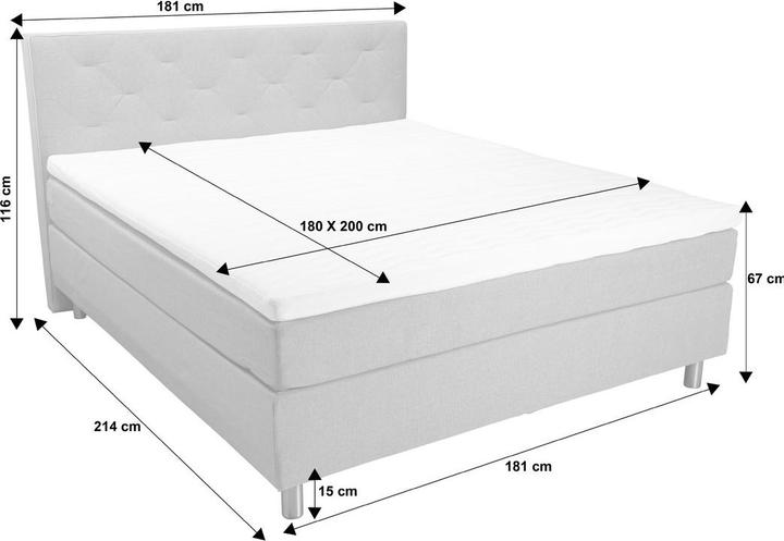 Actual product image BYYU Adriana (180 x 200 cm)