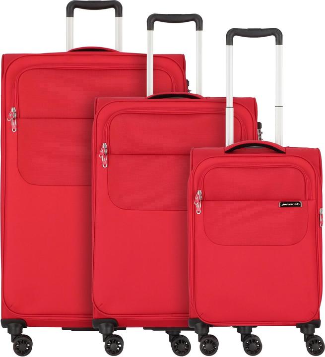 Immagine prodotto March Set di valigie Carter a 4 ruote 3 pezzi. (240 l)