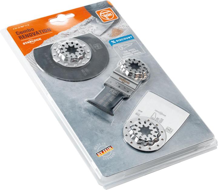 Actual product image Fein Accessory set Combo Starlock Renovation, 3 pieces