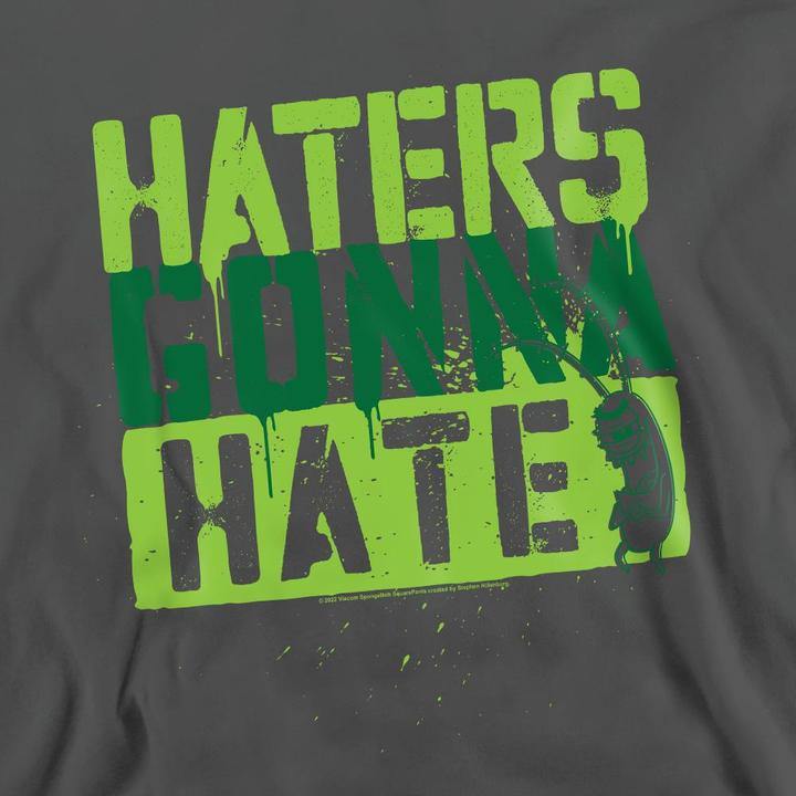 Immagine prodotto Spongebob Squarepants Haters Gonna Hate Felpa Adulto Unisex (XXL)