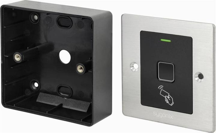 Sygonix SY-6097868 Fingerprint/RFID flush-mounted access system 12 V/DC, 18 V/DC IP (Fingerprint, Key card)