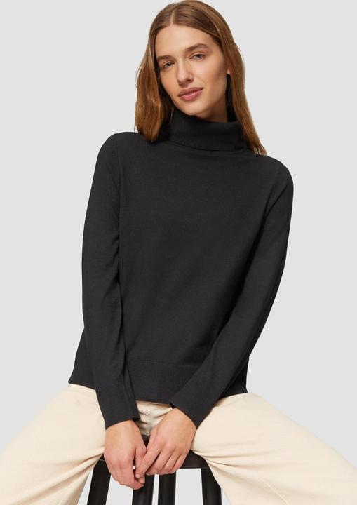 Produktbild s.Oliver Strickpullover Strickpullover mit Struktur aus Viskosemix (S)