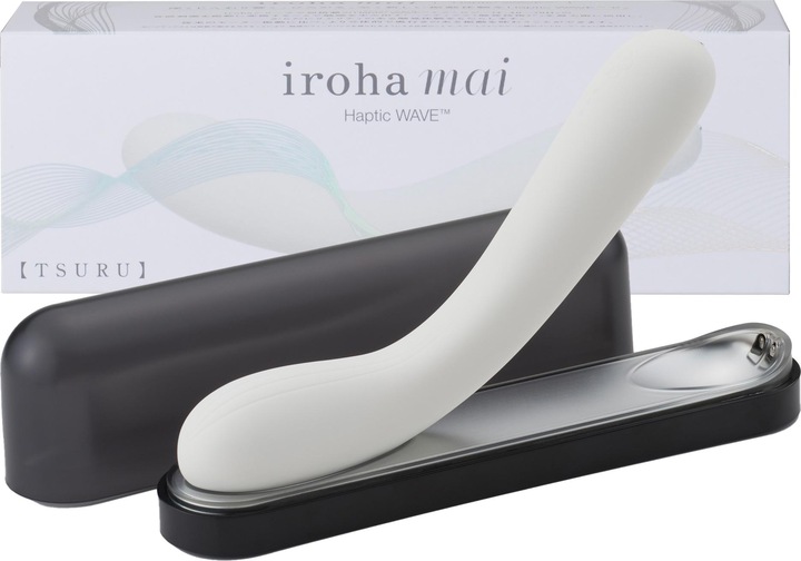 Actual product image Iroha mai TOKI Haptic WAVE vibrator white