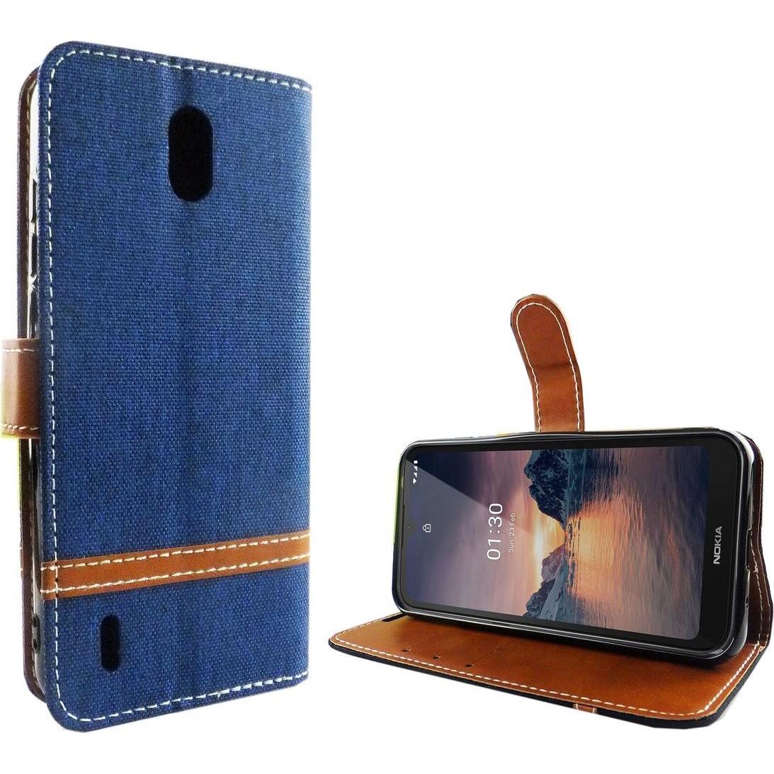 Thumbnail - König Design Hülle Handy Schutz für Nokia 1.3 Case Cover Tasche Wallet Etui Handyhülle Bumper (Nokia 1.3), Smartphone Hü...