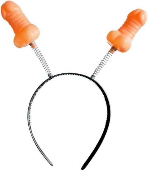 Diablo Picante Flesh-coloured penis headband