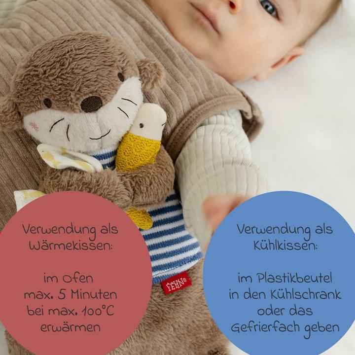 Image du produit Fehn Doudou chauffant Loutre (26 cm)