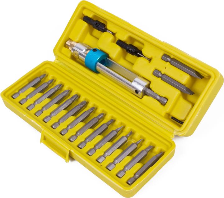 Produktbild ProPlus Schnellwechsel-Bohrer- und Antriebsset 20-teilig