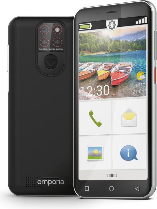 Produktbild Emporia Smart 5 mini (64 GB, Schwarz, 4.95", Single SIM, 4G)