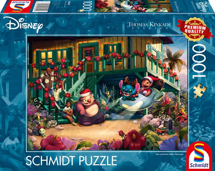 Actual product image Schmidt Spiele Disney Lilo and Stitch Aloha Christmas (1000 pieces)