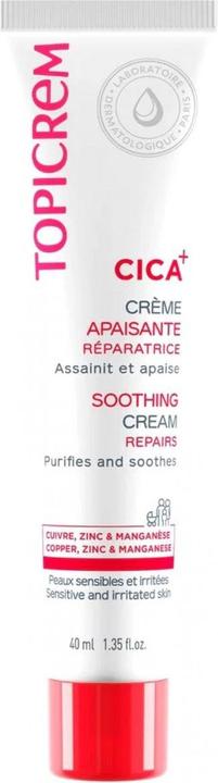 Image du produit Topicrem Crème apaisante CICA (Crème pour le corps, 40 ml)