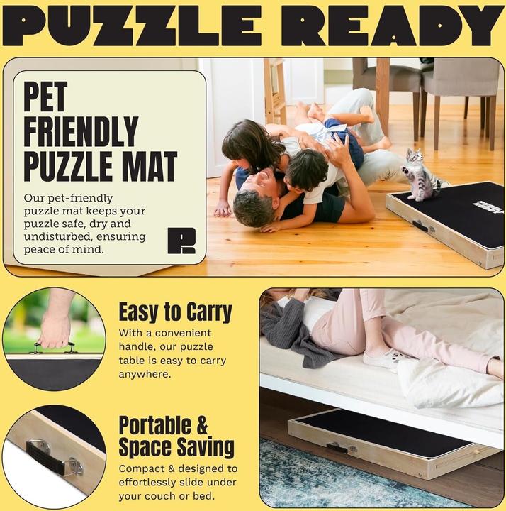 Immagine prodotto Puzzle Ready Puzzle Board mit Kippfunktion (1000 pezzi)