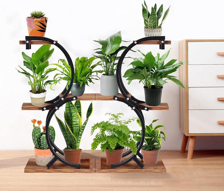 Image du produit Relaxdays Pflanzenständer Industrial Design