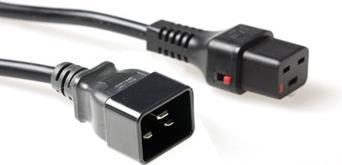 Produktbild Iec Lock 230V connection cable C19 lockable - C20 black 2.00 m (2 m)
