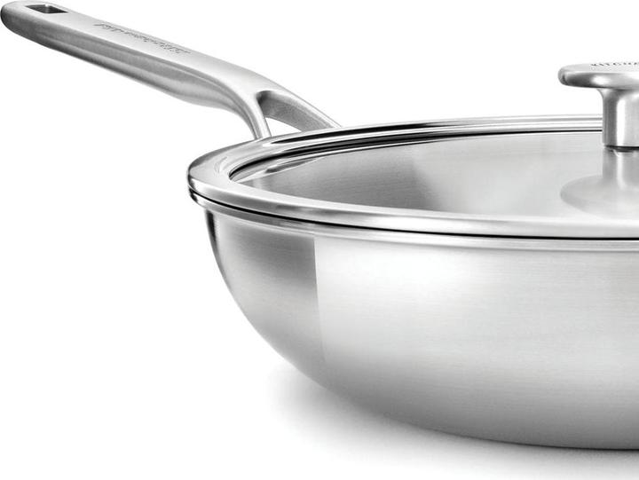 Produktbild KitchenAid 3PLY Cvd Wok 28cm / 3.57L Uncoated (28 cm, Edelstahl)