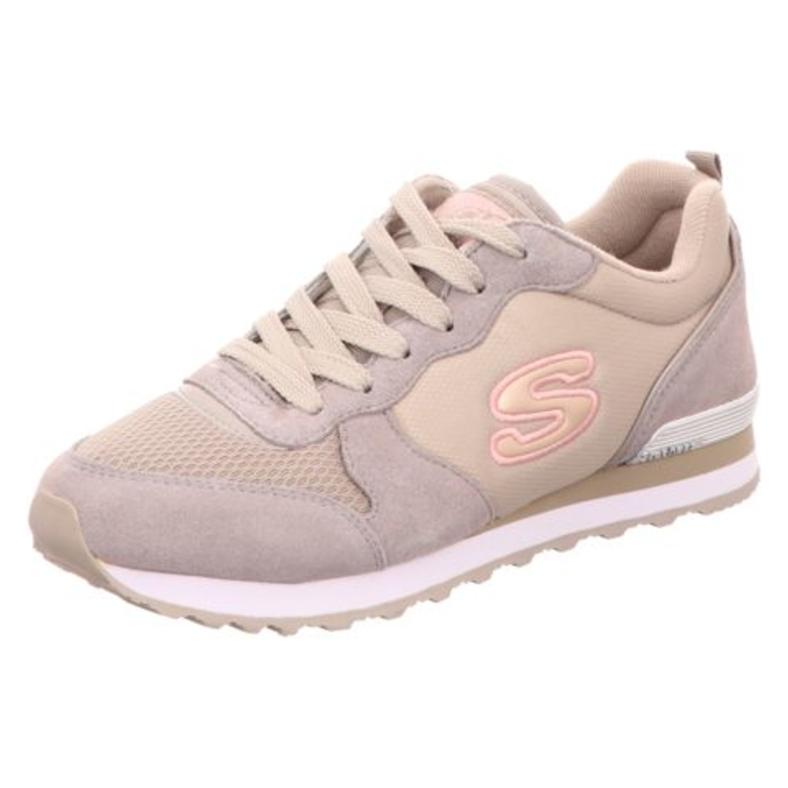 Skechers, Vrouwen, Sneakers, Veterschoenen, Beige, (40)