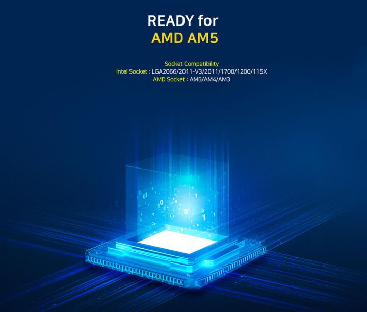 Actual product image Zalman ALPHA24 White CPU Liquid Cooler 240mm Radiator 2 x 10 mm Fan ARGB pump Dual