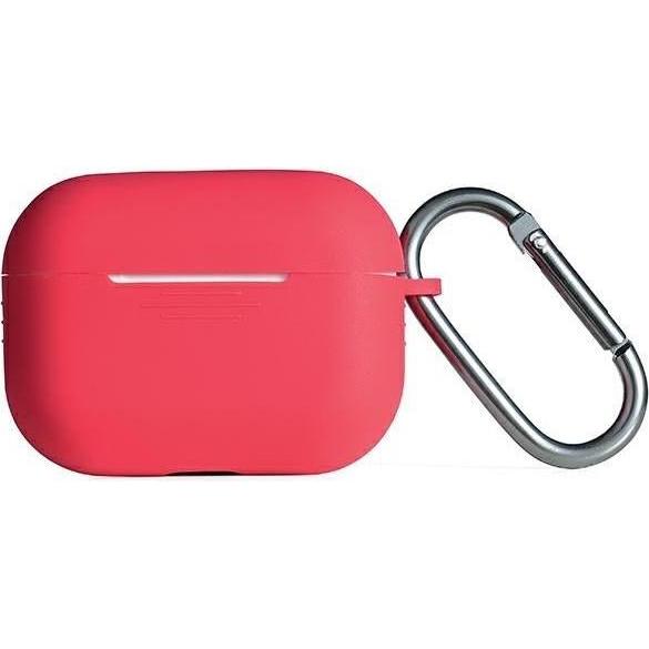 Beline AirPods Copertura in silicone Air Pods Pro czerwony rosso (Manicotto per cuffie), Borsa per cuffie + Copertura protettiva, Rosso
