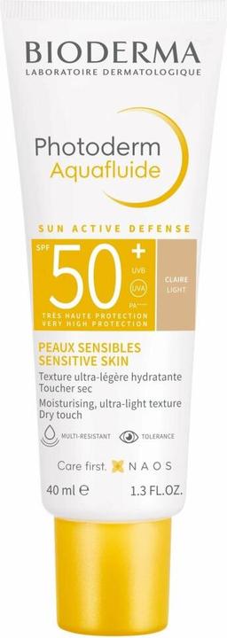 Actual product image Bioderma Photoderm Aquafluide (Sun cream face, SPF 50, 40 ml, 40 g)