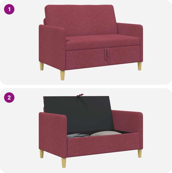 Produktbild vidaXL Modernes Sofa (2-Sitzer)