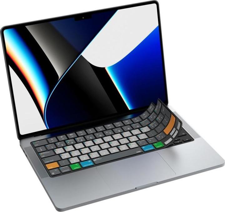 Image du produit JCPAL Verskin MacOS Shortcuts Keyboard Cover pour MacBook Pro 14"/16" (M1 2021/M2 2023), MacBook Air 13"