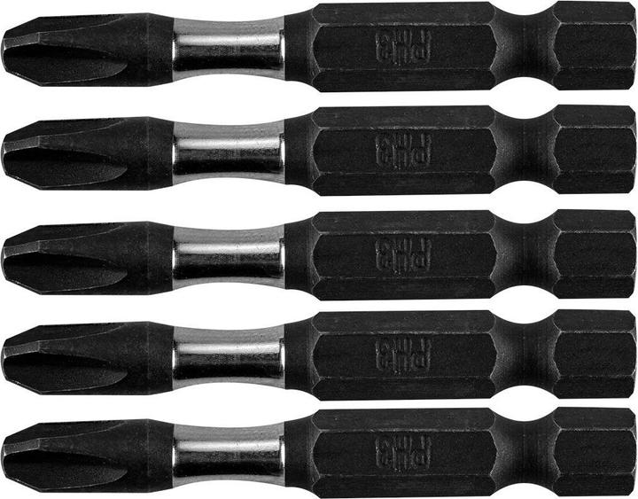 Image du produit Neo Tools Embout de vissage (embouts à percussion S2, 50 mm, PH3 - 5 pcs.)