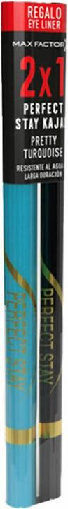Max Factor Pretty Perfect Stay Long-Lasting Kajal Turquoise 13g - 2er Pack (Long Lasting Kajal 94 + Long Lasting Kajal 97)