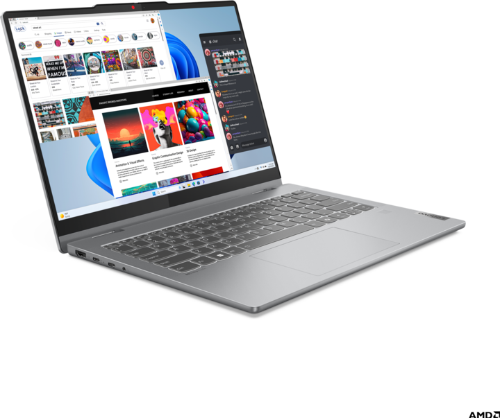 Image du produit Lenovo IdeaPad 5 2-en-1 14AHP9 (14", AMD Ryzen 7 8845HS, 16 Go, 512 Go, DE)