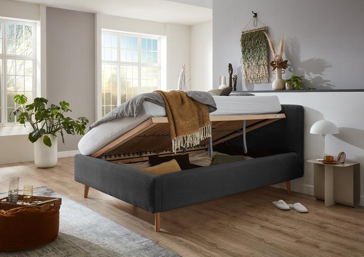 Actual product image Meise Möbel Mattis upholstered bed with bed base (140 x 200)