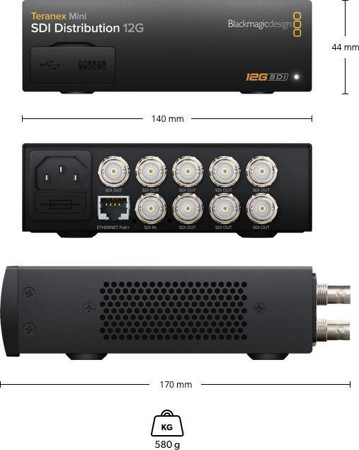Produktbild Blackmagic Teranex Mini SDI Distribution 12G (Digital -> Digital)