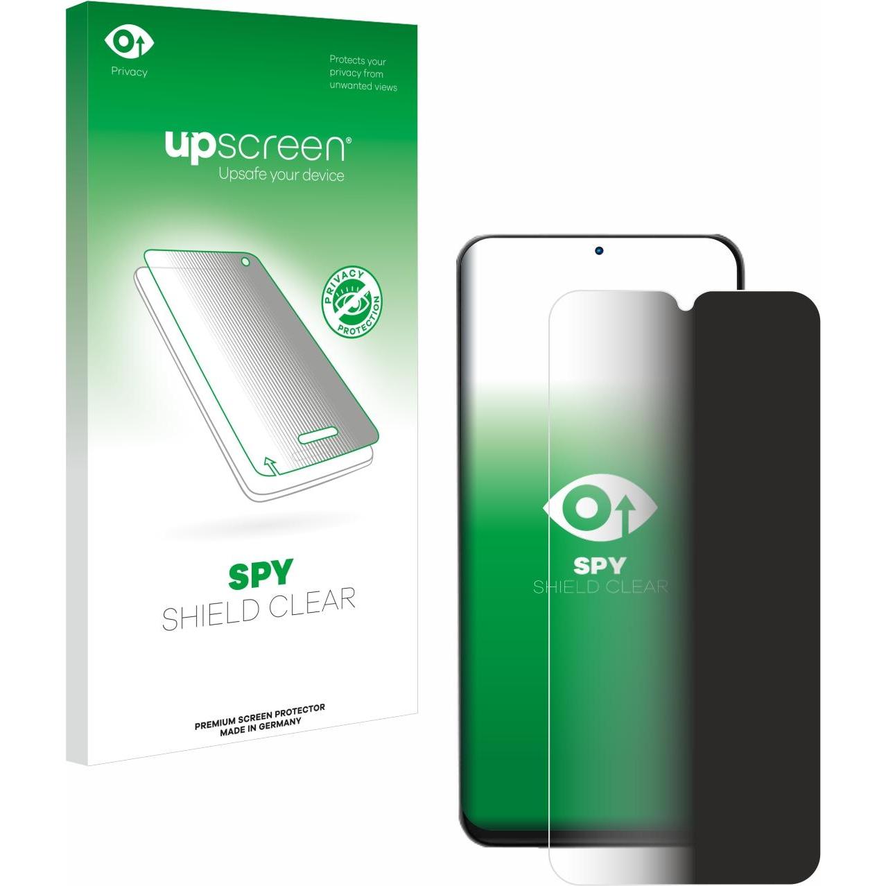 upscreen Spy Shield Blickschutzfolie (1 Stück, Doogee N55), Smartphone Schutzfolie, Blau