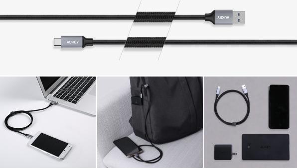Image du produit Aukey USB A– USB C (1 m, USB 3.0)