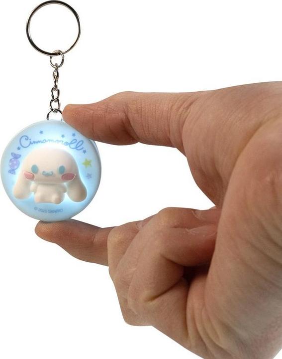 Actual product image Hello Kitty & Friends Sanrio Cinnamoroll Light Up Keyring