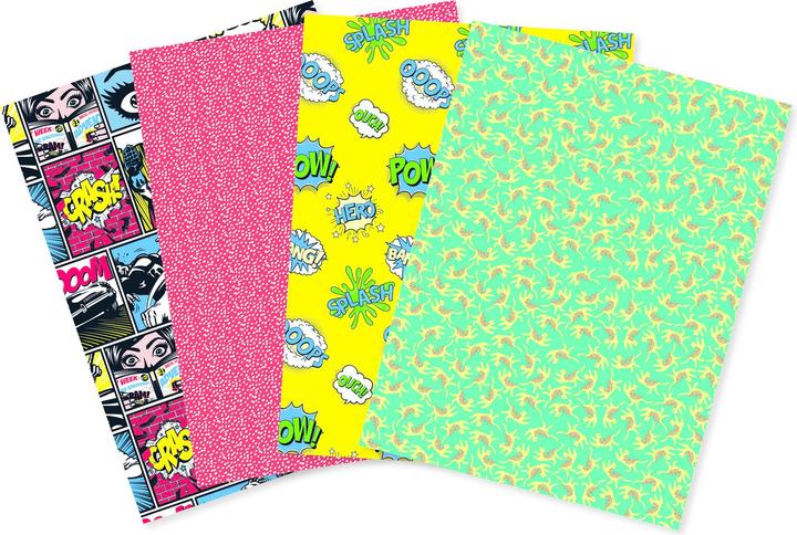 Produktbild Décopatch Bastelpapier DP039C 30 x 40 cm, 4 Blatt (35 g/m², 4 x)