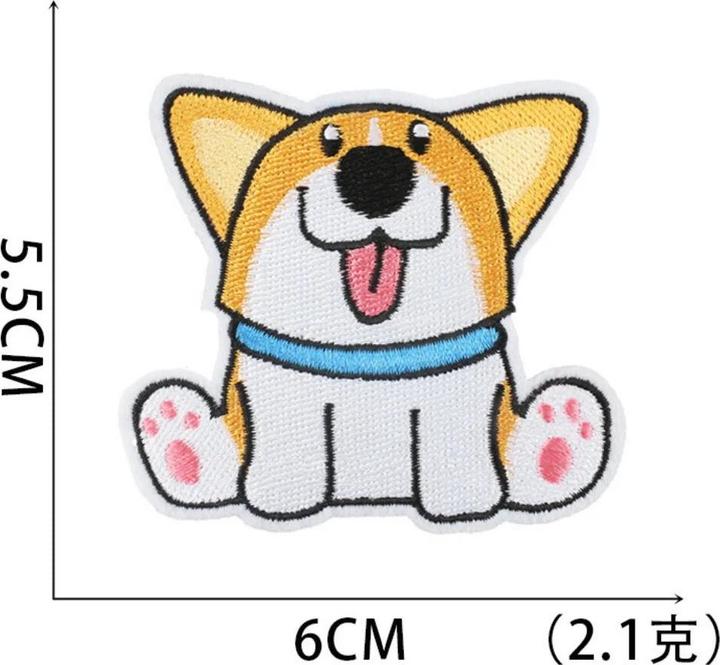 Alopini Thermoklebende Aufnäher Stickerei Aufbügeln Kleidung Dekoration Aufnäher