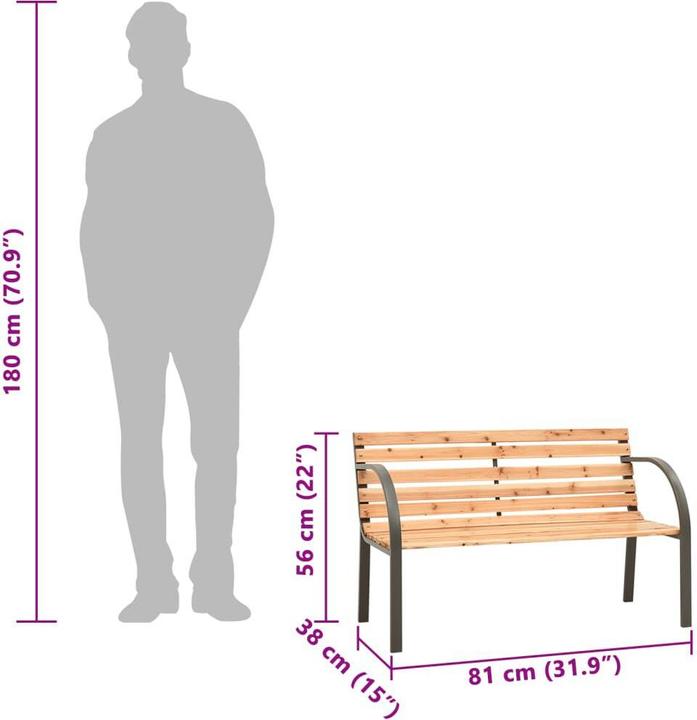 Image du produit vidaXL Gartenbank