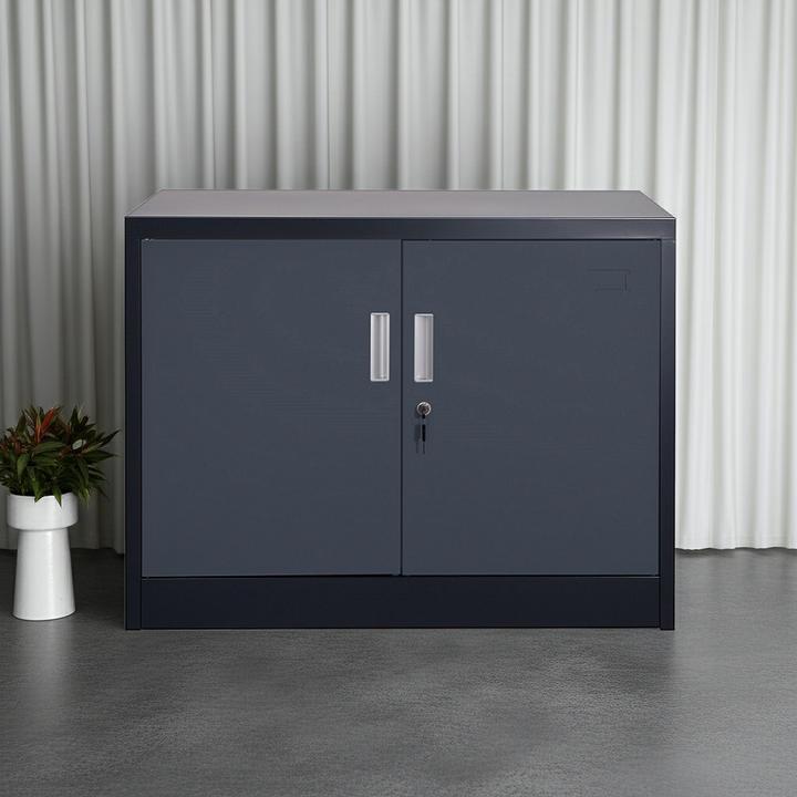 Produktbild Jet-Line Aktenschrank SARATOW dunkelgrau (90 x 40 x 68 cm)