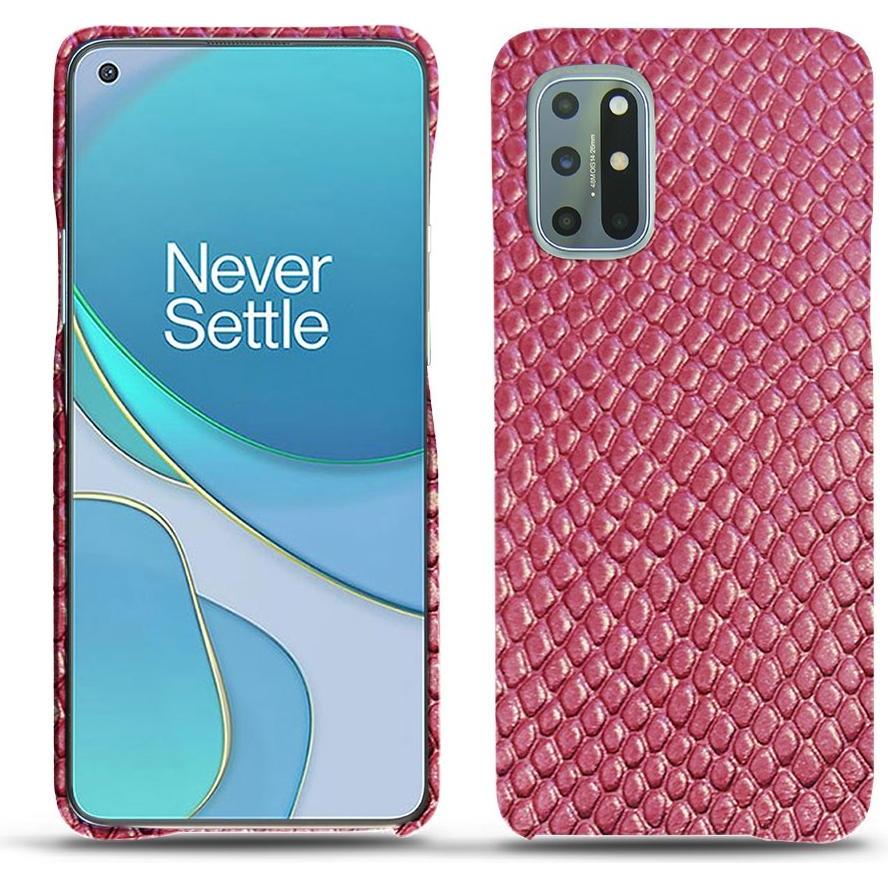 Thumbnail - Noreve Lederschutzhülle (OnePlus 8T), Smartphone Hülle, Rosa