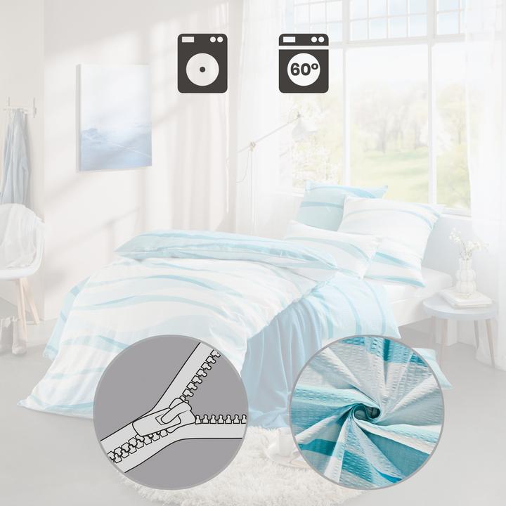 Image du produit Erwin Müller Wendebettwäsche (Housse de couette, 135 x 200 cm, 80 x 40 cm)