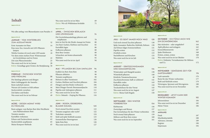 Actual product image 12 Monate Gemüse ernten (German, 2022)