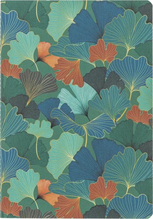 Image du produit Clairefontaine Ginkgo Set 2 Notizhefte (A5, À rayures, Couverture souple)
