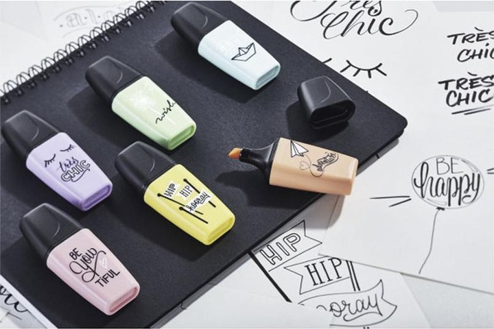 Produktbild STABILO BOSS MINI Pastellove Textmarker (Mehrfarbig, 5 mm, 6 x)
