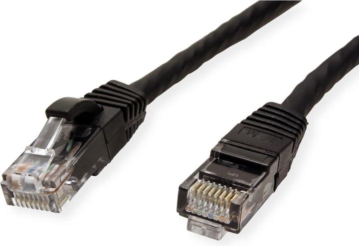Produktbild Value UTP-Patchkabel Kat.6, LSOH, schwarz, 10m (U/UTP, CAT6, 10 m)